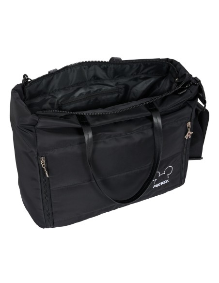 Sac Mickey Mouse Clubhouse Teen Mood Noir 40 x 31 x 17 cm Rembourré