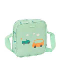 Sac à Bandoulière Safta Voitures Vert 16 x 18 x 4 cm