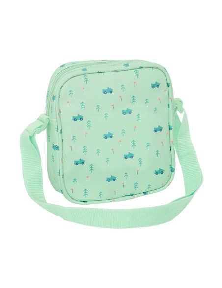 Sac à Bandoulière Safta Voitures Vert 16 x 18 x 4 cm