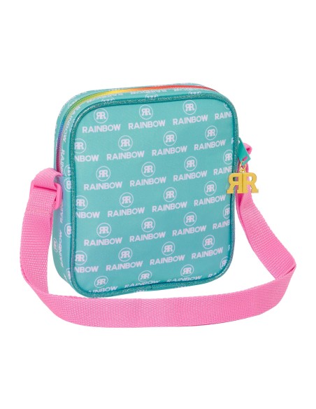 Sac à Bandoulière Rainbow High Paradise Turquoise 16 x 18 x 4 cm