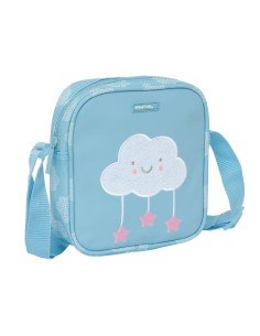 Sac à Bandoulière Safta Nuages Bleu 16 x 18 x 4 cm