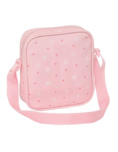 Sac à Bandoulière Safta Lapin Rose 16 x 18 x 4 cm 2