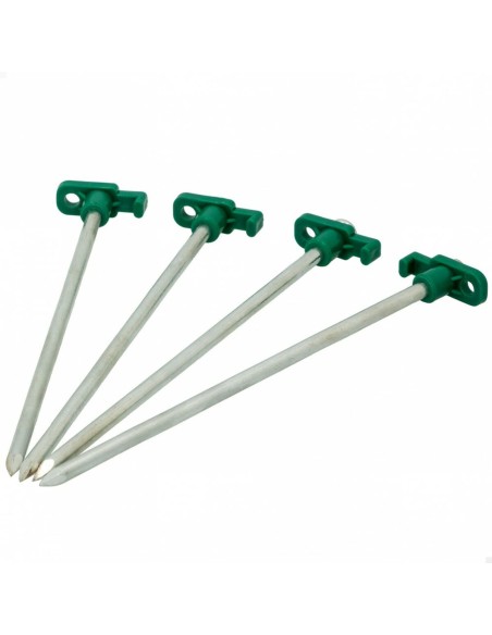 Sardines de camping Aktive 25 cm 4 Pièces Ø 8 mm (24 Unités)