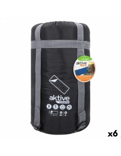 Sac de Couchage Aktive Polyester 170T 180 x 1,5 x 75 cm 6 Unités