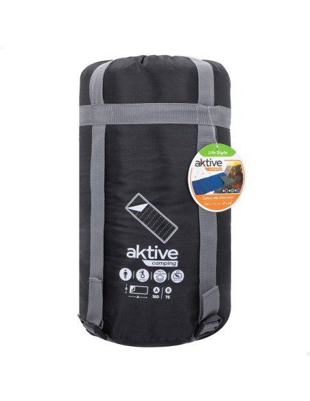 Sac de Couchage Aktive Polyester 170T 180 x 1,5 x 75 cm 6 Unités
