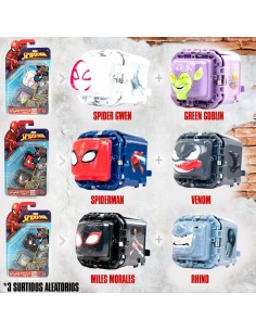 Jeu d’habileté Spider-Man Battle Cubes (12 Unités) 2