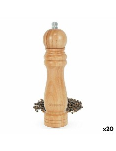 Moulin à poivre Quttin Bois 5 x 5 x 22 cm (20 Unités)