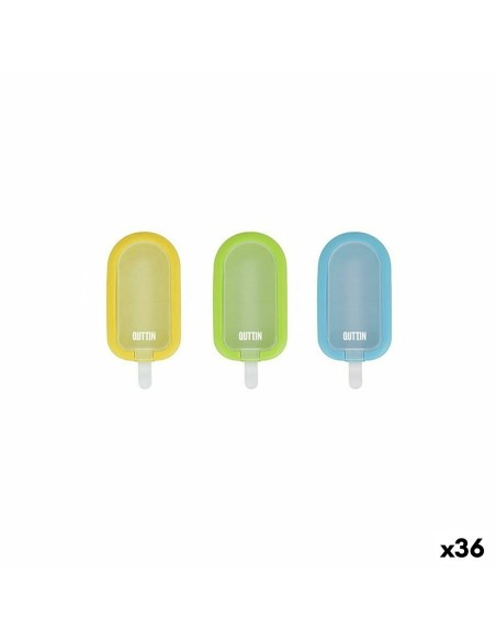 Moule pour Glaces Quttin Individuel Silicone 11,5 x 6,5 x 3 cm (36 Unités)