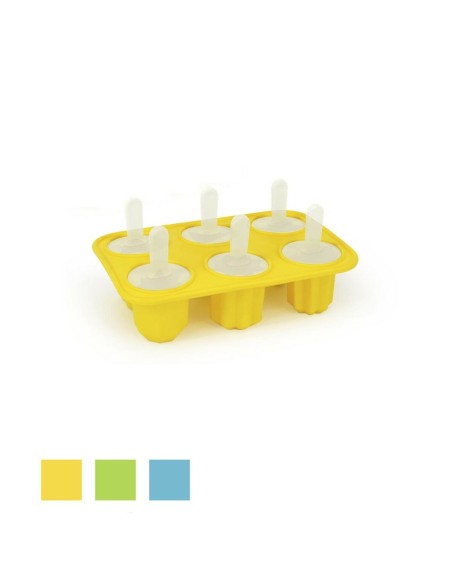 Moule pour Glaces Quttin Formes Silicone 18 x 5,3 x 12,3 cm (24 Unités)