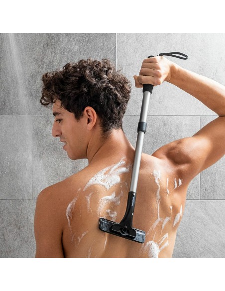 Rasoir pour le Corps avec Manche Extensible en Aluminium Extaver InnovaGoods