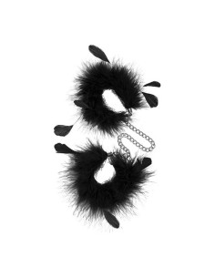 Menottes S Pleasures Feather Noir