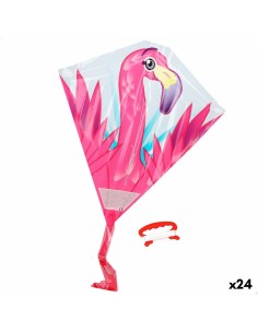 Cerf-volant Eolo Ready to fly Flamant rose 59 x 55 cm 24 Unités