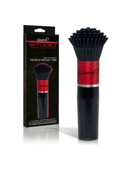 Stimulateur clitoridien The Screaming O Pinceau de Maqullage Noir/Rouge