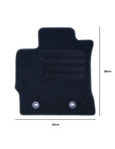 Tapis pour voitures OCC Motorsport OCCTY0002GD Gris foncé Gris 2