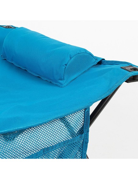 Lit pliant Aktive Bleu Camping 178 x 62 x 38 cm 178 x 38 x 62 cm (2 Unités)