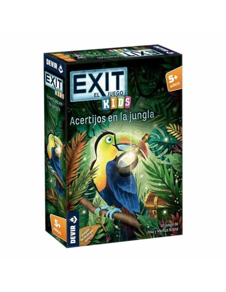 Jeu de société Devir Exit Kids Acertijos En La Jungla ES