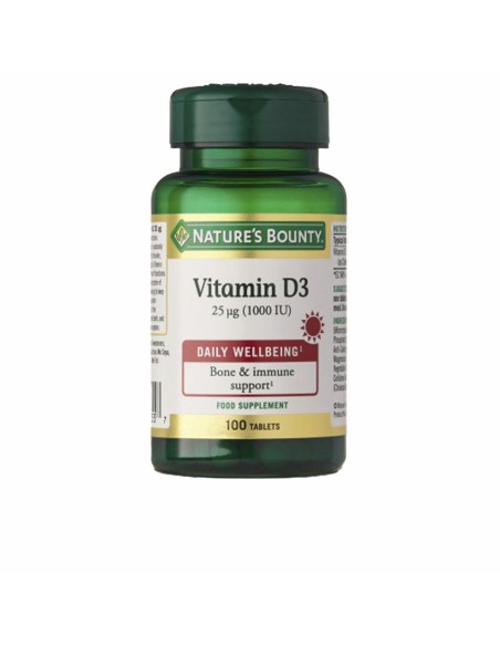 Vitamine D Nature's Bounty Vitamina Ui Vitamine D3 100 Unités