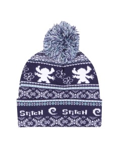 Chapeau Stitch Fair Isle Pom Beanie Blue marine