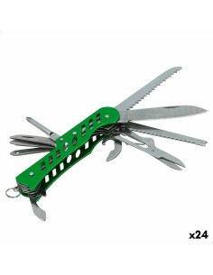 Couteau suisse Aktive Vert Camping 2,5 x 9 x 1,2 cm (24 Unités)