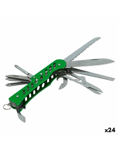 Couteau suisse Aktive Vert Camping 2,5 x 9 x 1,2 cm (24 Unités)