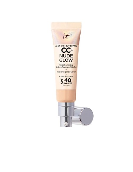 Base de Maquillage Crémeuse It Cosmetics CC+ Nude Glow Light Medium Spf 40 32 ml