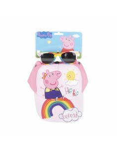 Ensemble casquette et lunettes de soleil Peppa Pig 2 Pièces Rose