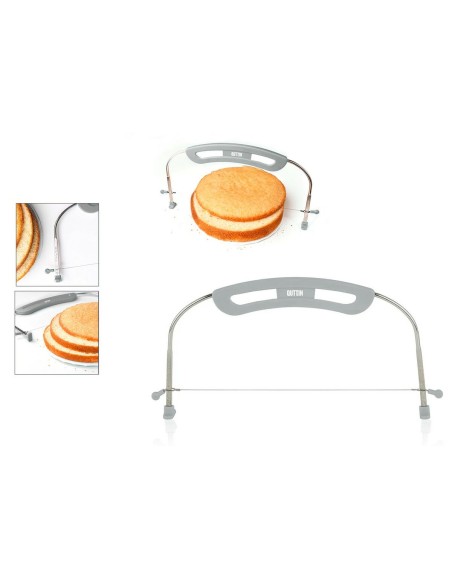 Cutter Quttin Plastique 33 x 16,5 cm Gâteau (24 Unités)