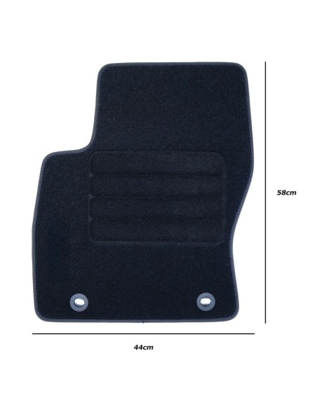 Set de tapis de voitures OCC Motorsport OCCFD0018BL Bleu 5 Pièces