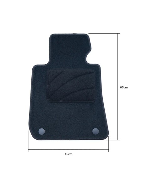 Set de tapis de voitures OCC Motorsport OCCBW0026BL Bleu 5 Pièces