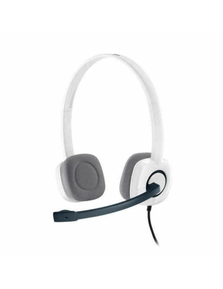 Casques avec Microphone Logitech Blanc