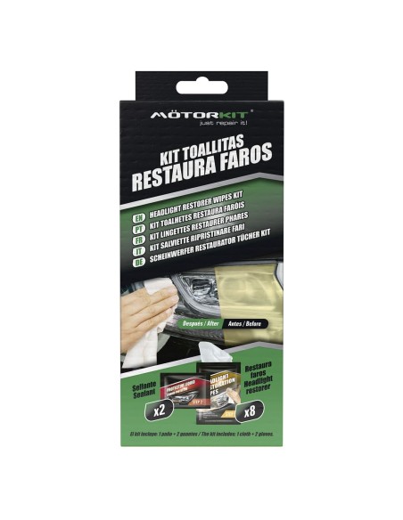 Lingettes pour phares Motorkit MOT1004