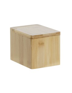 Salière avec couvercle DKD Home Decor Naturel Bambou 10 x 13 x 10 cm