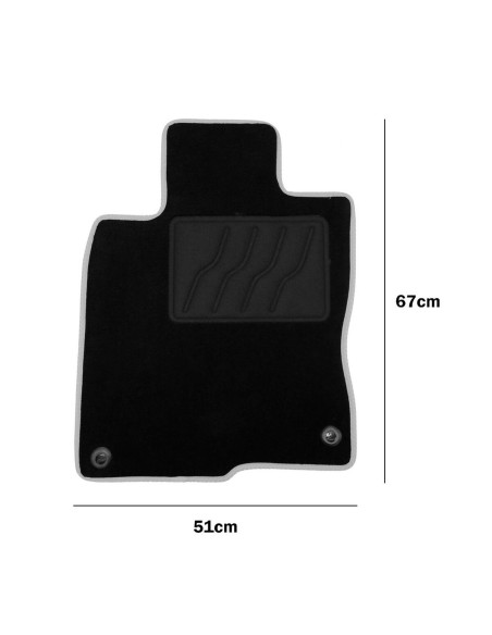 Set de tapis de voitures OCC Motorsport OCCHN0010RD 5 Pièces