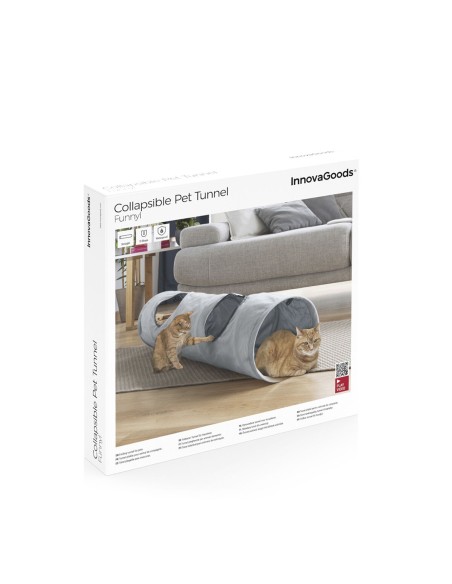 Tunnel de Jeu Pliable pour Animaux de Compagnie Funnyl InnovaGoods
