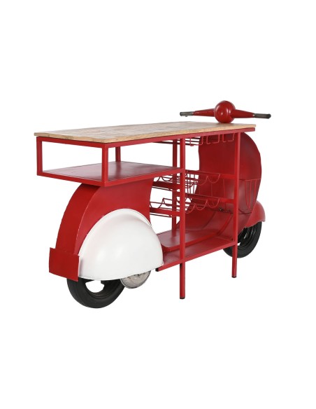 Range Bouteilles Home ESPRIT Rouge Métal 165 x 60 x 100 cm