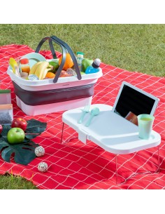 Panier de Pique-nique Pliable avec Couvercle-table Pickning InnovaGoods