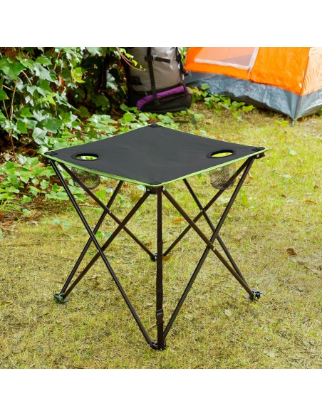 Table de Camping Pliable en Tissu avec Housse Cafolby InnovaGoods
