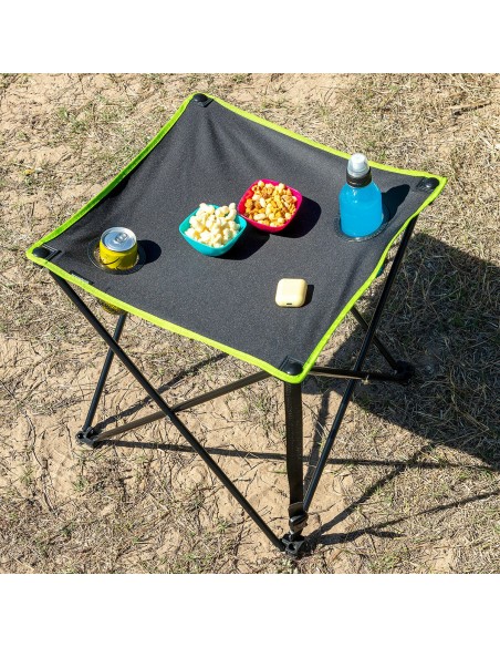 Table de Camping Pliable en Tissu avec Housse Cafolby InnovaGoods