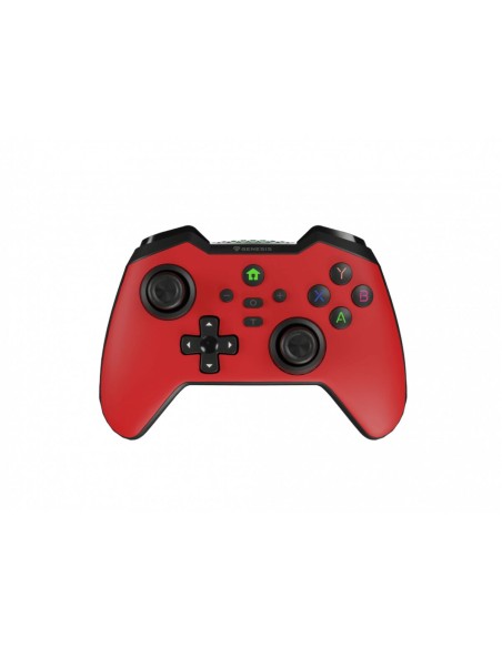 Contrôle des jeux Genesis MANGAN 400 Bluetooth Rouge