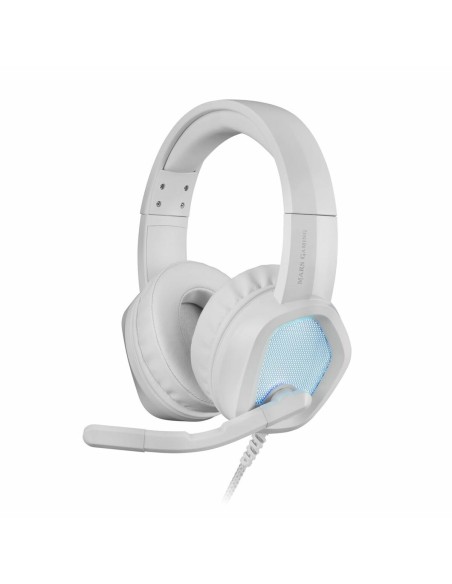 Casque avec Microphone Gaming Mars Gaming MH320W LED RGB Stéréo Gris