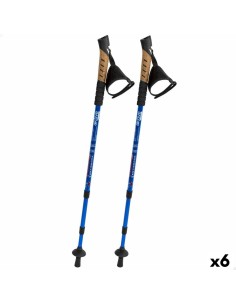 Jeu de 2 bâtons de trekking Aktive 5 x 135 x 5 cm (6 Unités)