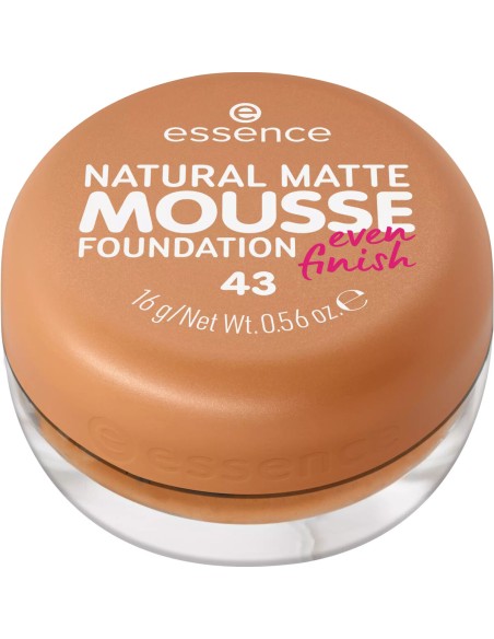 Base de Maquillage en Mousse Essence NATURAL MATTE Nº 43 16 g