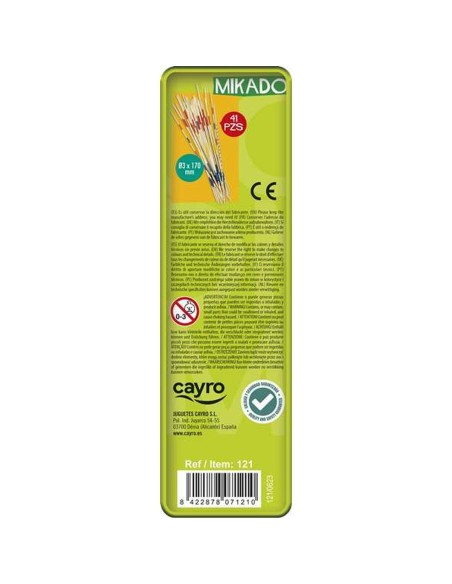 Jeu de société Cayro Mikado 41 Pièces