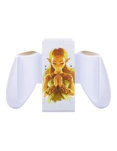 Contrôle des jeux Powera NSAC0059-01 Nintendo Switch Blanc/Or