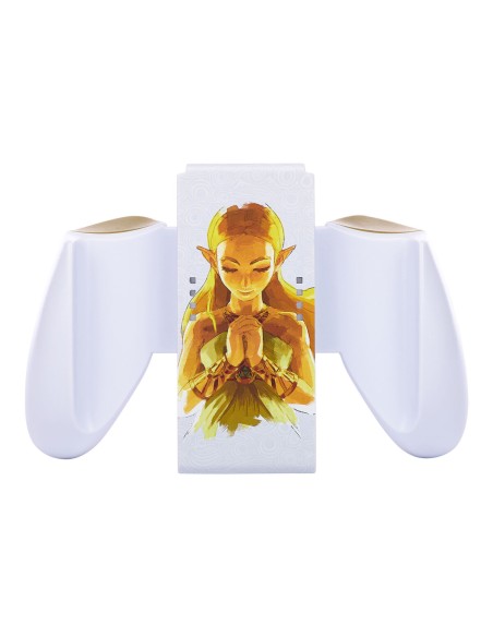 Contrôle des jeux Powera NSAC0059-01 Nintendo Switch Blanc/Or