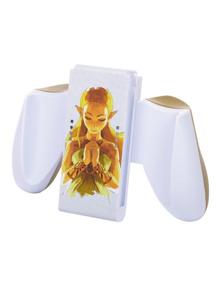 Contrôle des jeux Powera NSAC0059-01 Nintendo Switch Blanc/Or