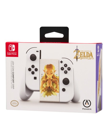 Contrôle des jeux Powera NSAC0059-01 Nintendo Switch Blanc/Or