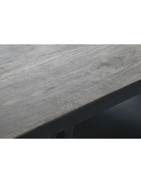 Range Bouteilles Home ESPRIT Marron Noir Fer Bois de manguier 195 x 70 x 106 cm