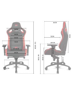 Chaise de jeu DRIFT DR600BK Noir 2