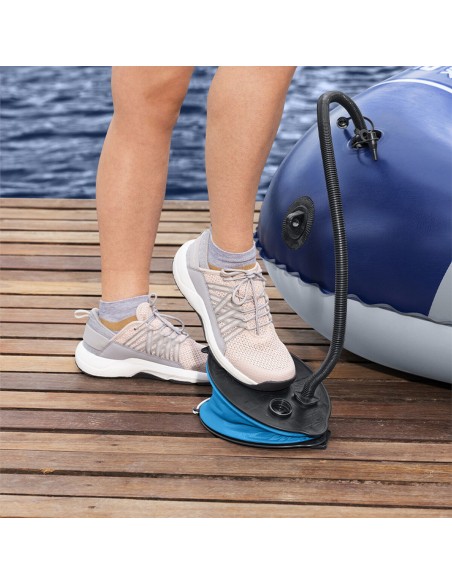 Bestway Gonfleur à Pied 2L 23x15 cm Rétractable Gonflable et Camping 62023